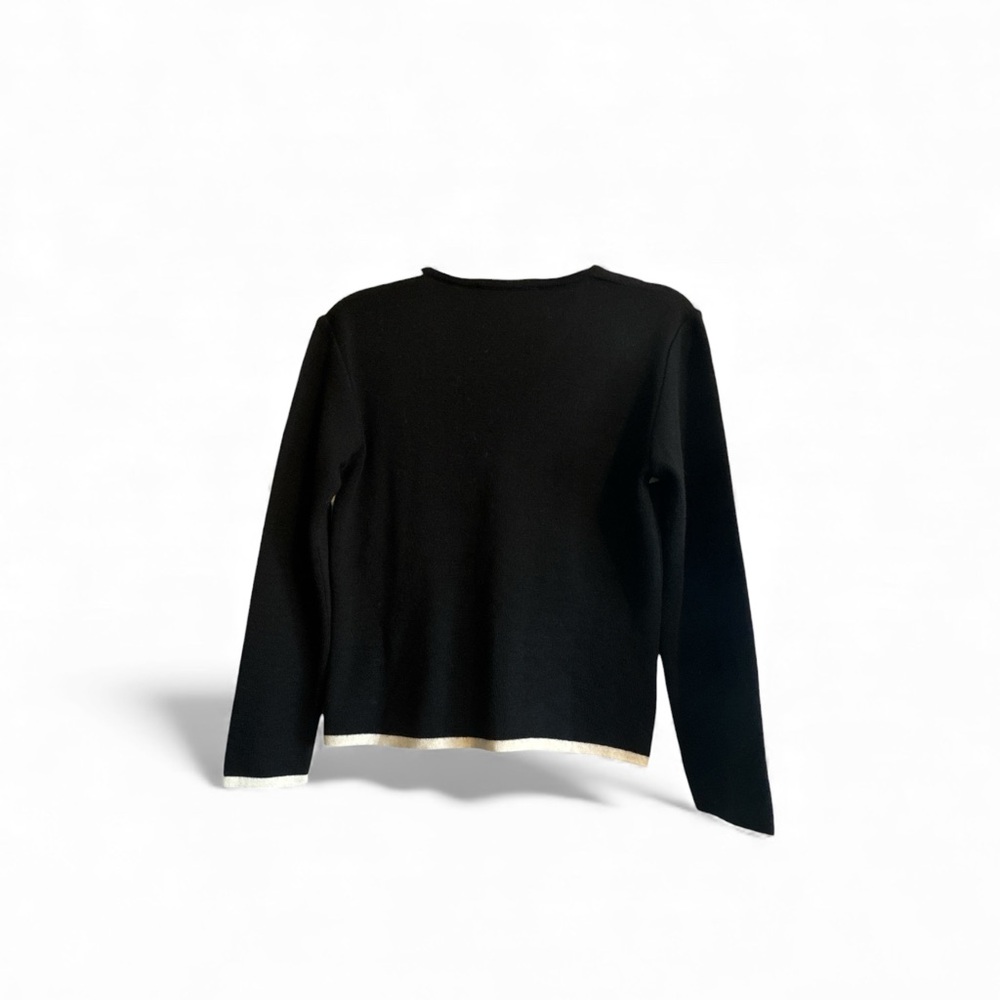 ESCADRE Women's Sweater Merino Wool Blend -Made In ITALY - Picture 9 of 10